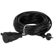 Удлинитель-шнур 1х0м без заземл. ПВС 2х0.75 GREEN LINE BUH-6-20m Эра Б0065138