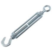 Талреп крюк-кольцо 10мм DIN 1480 перфорир. подвес оцинк. СТРОЙМЕТИЗ UTORM4110042