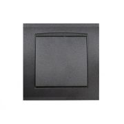 Выключатель 1-кл. СП Бриллиант 10А IP20 в сборе графит Universal 7947366-Gr