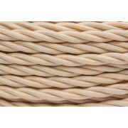 Провод ретро 2х1.5 матов. зол./песочн. (уп.50м) Bironi B1-424-719-50