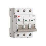 Выключатель автоматический модульный 3п D 63А 6кА AV-6 AVERES EKF mcb6-3-63D-av