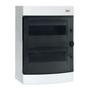 Щит распределительный навесной Unix 2х12мод. IP41 прозр. дверь PROxima EKF ux-2x12-n